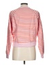 Primary 100% Cotton Stripes Pink Pullover Sweater Size L - photo 2