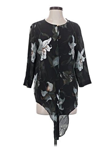 Club Monaco 3/4 Sleeve Silk Top (view 1)