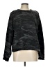 Velvet by Graham & Spencer Camo Black Sweatshirt Size L - photo 1