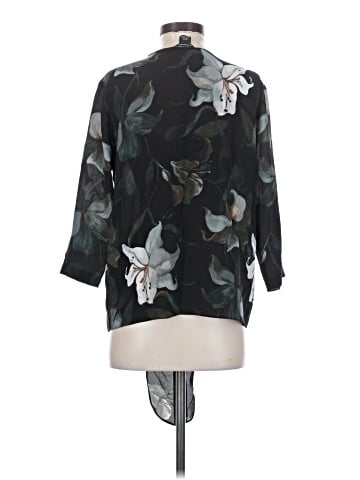 Club Monaco 3/4 Sleeve Silk Top (view 2)