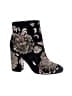 Aldo Paisley Black Ankle Boots Size 7 1/2 - photo 1