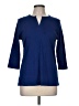 L.L.Bean Blue 3/4 Sleeve Top Size M (petite) - photo 1