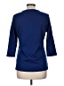 L.L.Bean Blue 3/4 Sleeve Top Size M (petite) - photo 2