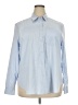 Gap 100% Cotton Blue Long Sleeve Button-Down Shirt Size XXL - photo 1