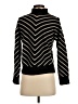 MNG Chevron-herringbone Black Turtleneck Sweater Size S - photo 2