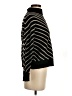 MNG Chevron-herringbone Black Turtleneck Sweater Size S - photo 4