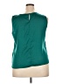 Apt. 9 100% Polyester Teal Sleeveless Blouse Size XXL - photo 2