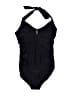 Calvin Klein Solid Black One Piece Swimsuit Size 8 - photo 2