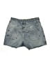Topshop Blue Denim Shorts Size 6 - photo 2