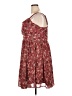 Torrid Paisley Burgundy Cocktail Dress Size 2X Plus (2) - photo 5