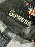 Express 100% Rayon Floral Black Shorts Size S - photo 3
