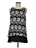 Alfani 100% Polyester Black Sleeveless Top Size 8 - photo 1