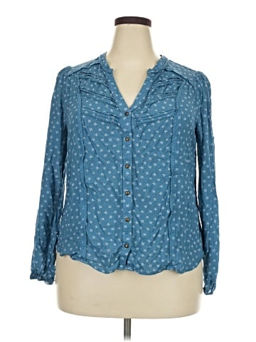Market and Spruce 3/4 Sleeve Blouse (view 1)