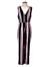 Express 100% Polyester Stripes Black Jumpsuit Size XS (petite) - photo 2