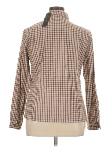 Allegra K Long Sleeve Button-Down Shirt (view 2)