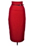 Black Halo Solid Red Formal Skirt Size 6 - photo 1