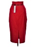 Black Halo Solid Red Formal Skirt Size 6 - photo 2