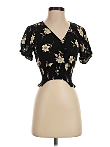 Paper Crane Short Sleeve Blouse (view 1)