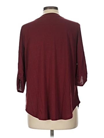 Kaari Blue 3/4 Sleeve Blouse (view 2)