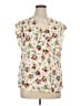 Pleione 100% Polyester Ivory Sleeveless Blouse Size XL - photo 1