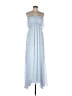 AaKaa 100% Polyester Blue Casual Dress Size L - photo 1