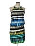 En Focus Studio Graphic Blue Cocktail Dress Size 12 (petite) - photo 1