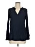 Old Navy 100% Rayon Blue Long Sleeve Blouse Size M - photo 1