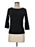 Three Dots 100% Cotton Black 3/4 Sleeve T-Shirt Size M - photo 1