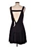 BCBGeneration Solid Black Casual Dress Size 10 - photo 2