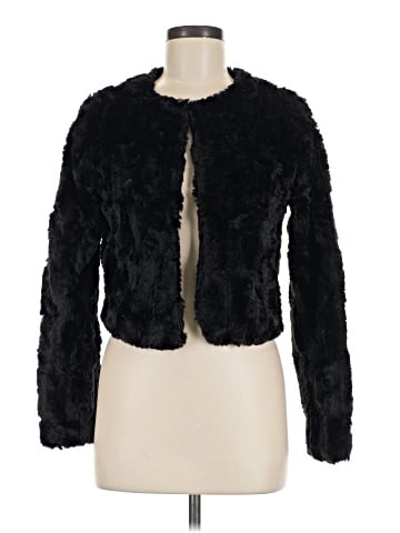 Planet Gold Faux Fur Jacket (view 1)