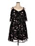 Torrid Floral Black Casual Dress Size 2X Plus (2) - photo 1