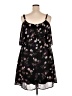 Torrid Floral Black Casual Dress Size 2X Plus (2) - photo 2