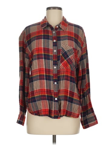 Aerie Long Sleeve Button-Down Shirt (view 1)