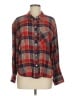Aerie Plaid Red Long Sleeve Button-Down Shirt Size M - photo 1