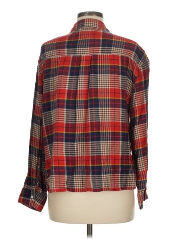 Aerie Long Sleeve Button-Down Shirt (view 2)