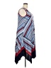 Perseption Concept Graphic Blue Casual Dress Size 2X - photo 4