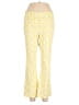 J. McLaughlin Print Yellow Casual Pants Size 10 - photo 1