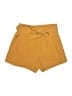 Athleta Solid Yellow Shorts Size 6 - photo 1