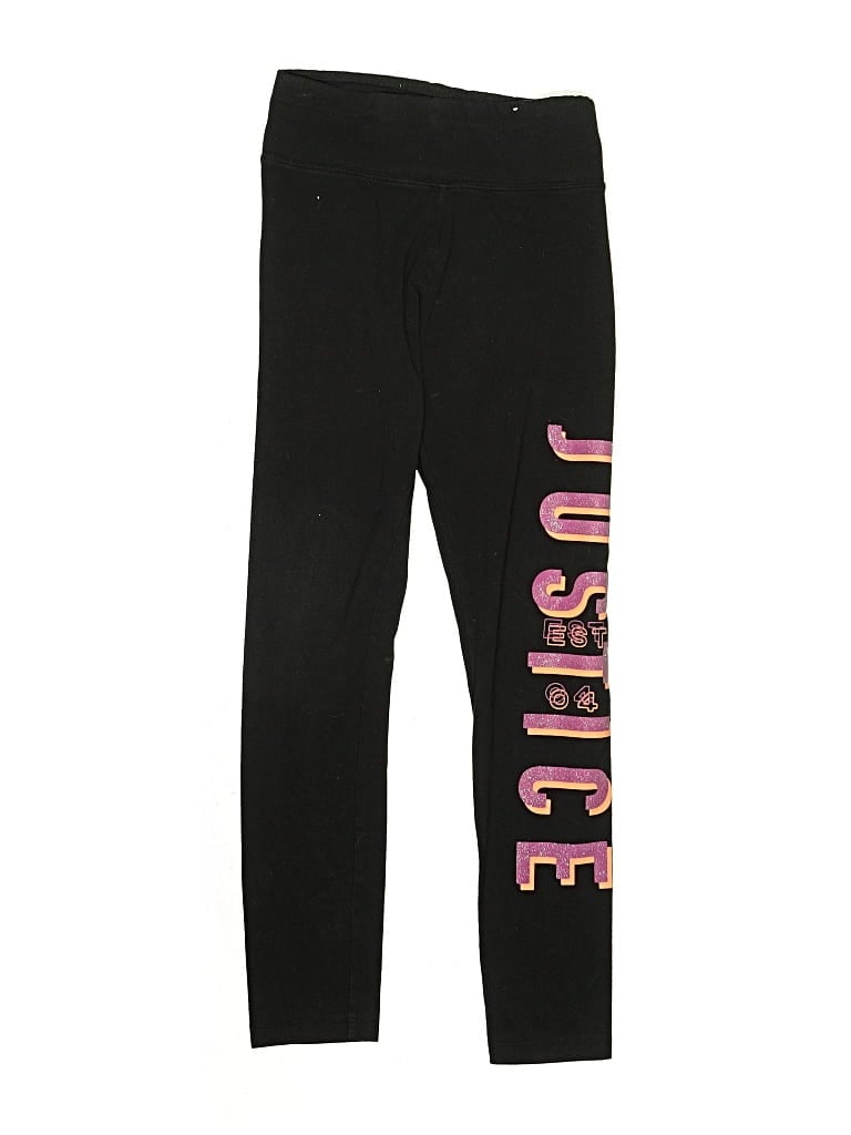Pre-owned Justice Kids' Leggings In Black