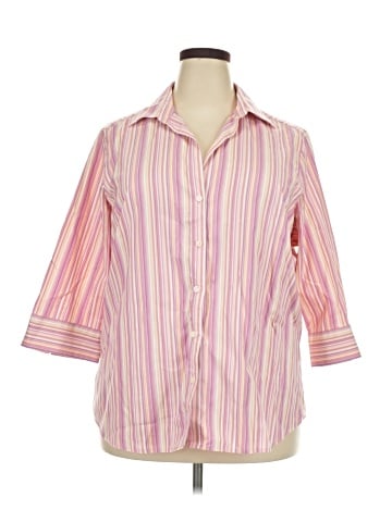 Eddie Bauer 3/4 Sleeve Button-Down Shirt (view 1)