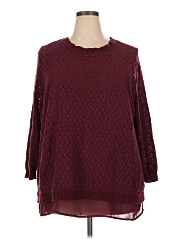 Cj Banks Long Sleeve Blouse (view 1)