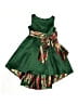 Rare Editions 100% Polyester Argyle Green Dress Size 4T - photo 1