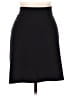 J.Jill Solid Black Casual Skirt Size Lg Petite - photo 1