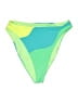 NeoN Color Block Green Swimsuit Bottoms Size M - photo 1