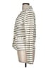 Caslon 100% Cotton Silver Cardigan Size M - photo 5