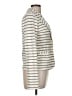 Caslon 100% Cotton Silver Cardigan Size M - photo 4