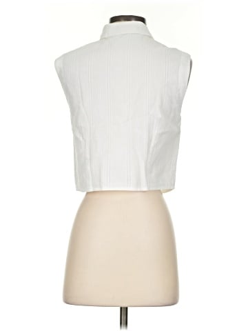 Intermix Sleeveless Button-Down Shirt (view 2)