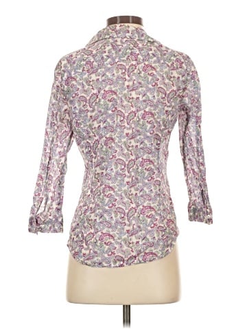 Tommy Hilfiger 3/4 Sleeve Button-Down Shirt (view 2)