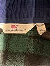 Vineyard Vines 100% Polyester Plaid Blue Pullover Sweater Size XL - photo 7