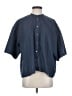 Closed 100% Cotton Solid Blue 3/4 Sleeve Button-Down Shirt Size Sm - Med - photo 1